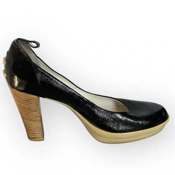 H8 TODs Aspen Patent Leather Heels​ - Picture 2 of 11